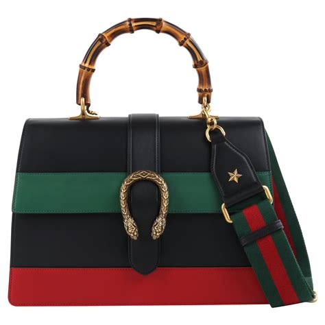 gucci black bag with red and green|red gucci bag sale.